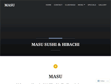 Tablet Screenshot of masu-online.com